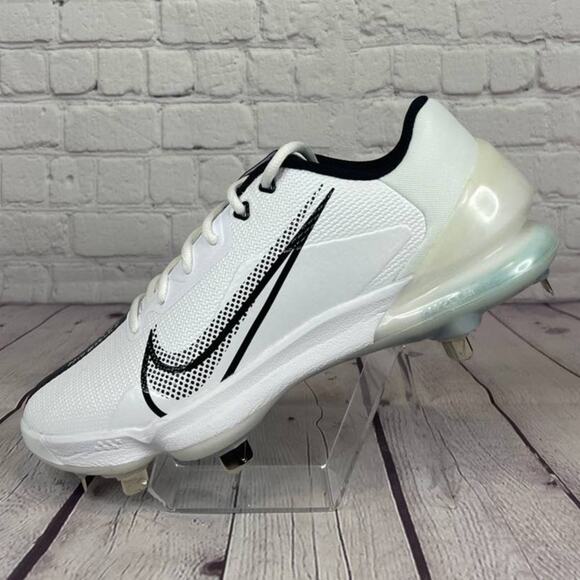 Nike Force Zoom Trout 7 Pro Metal White Baseball Cleats Mens Sz 7 (CQ7224-101) - Picture 3 of 11